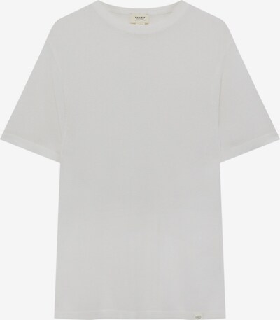 Pull&Bear T-Shirt en blanc, Vue avec produit