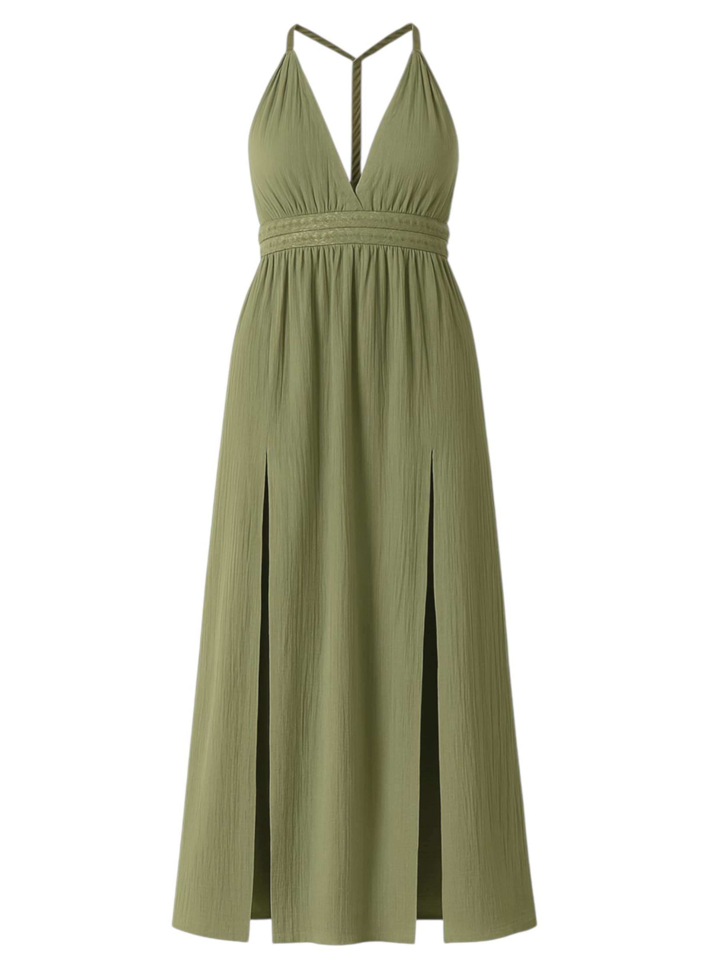WENOR Dress 'AURELA-BOHO' in Green: front