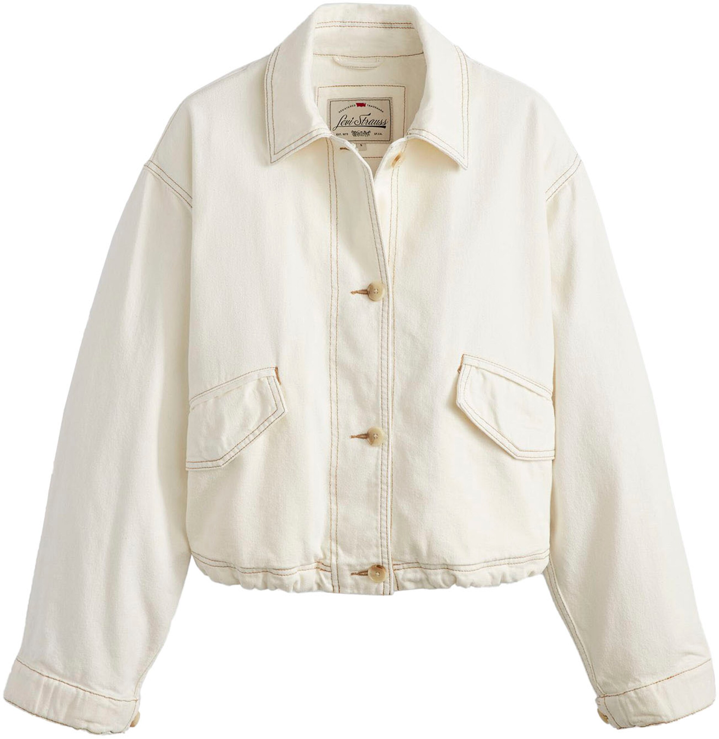 LEVI'S ® Jacke in Weiß: Vorderseite