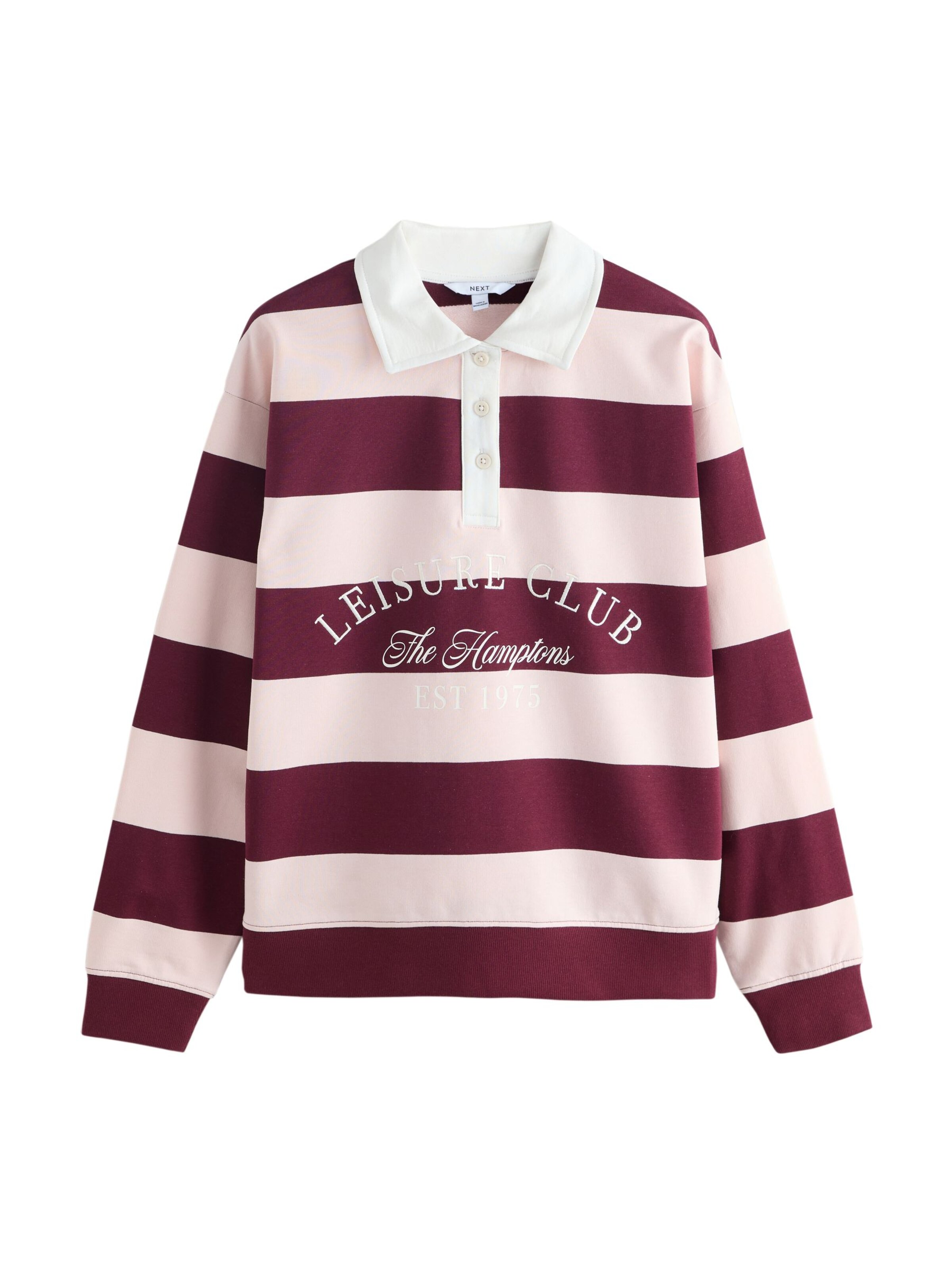 Next Sweatshirt in cyclam / rosa / weiß, Produktansicht