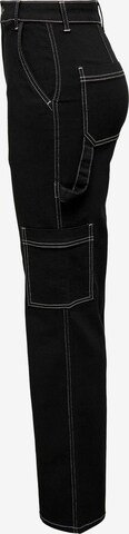 JDY Loosefit Jeans 'TULGA' in Schwarz