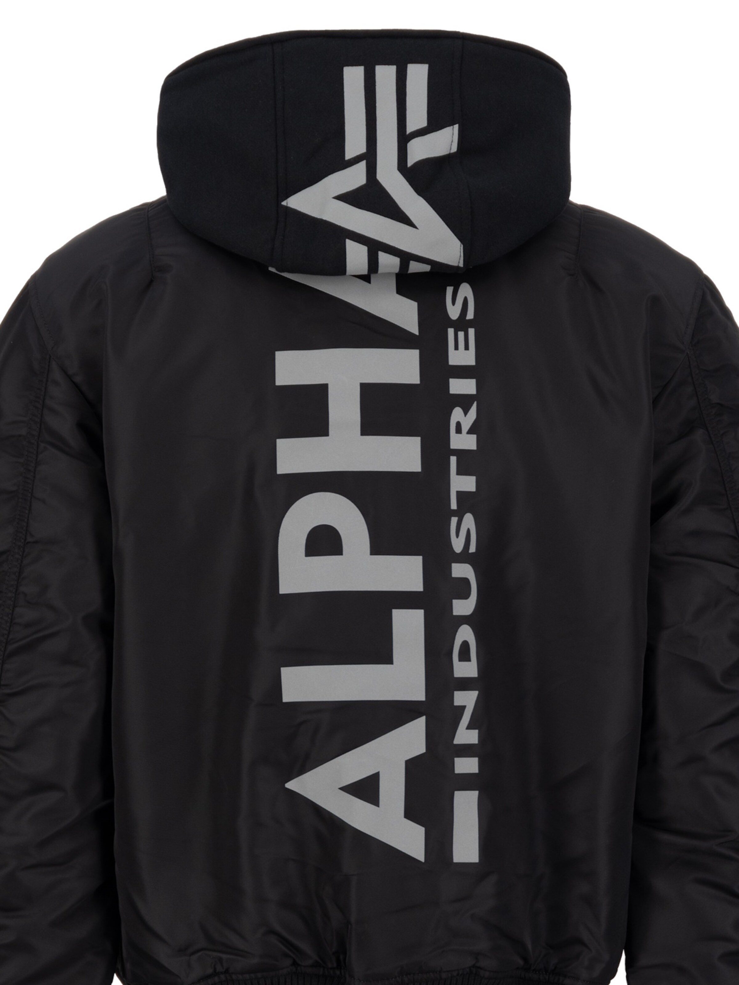 Veste mi-saison ALPHA INDUSTRIES en noir