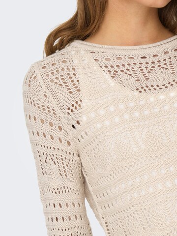 JDY Pullover 'SUN' i beige