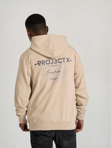 Funky Buddha Sweatshirt i beige: framsida