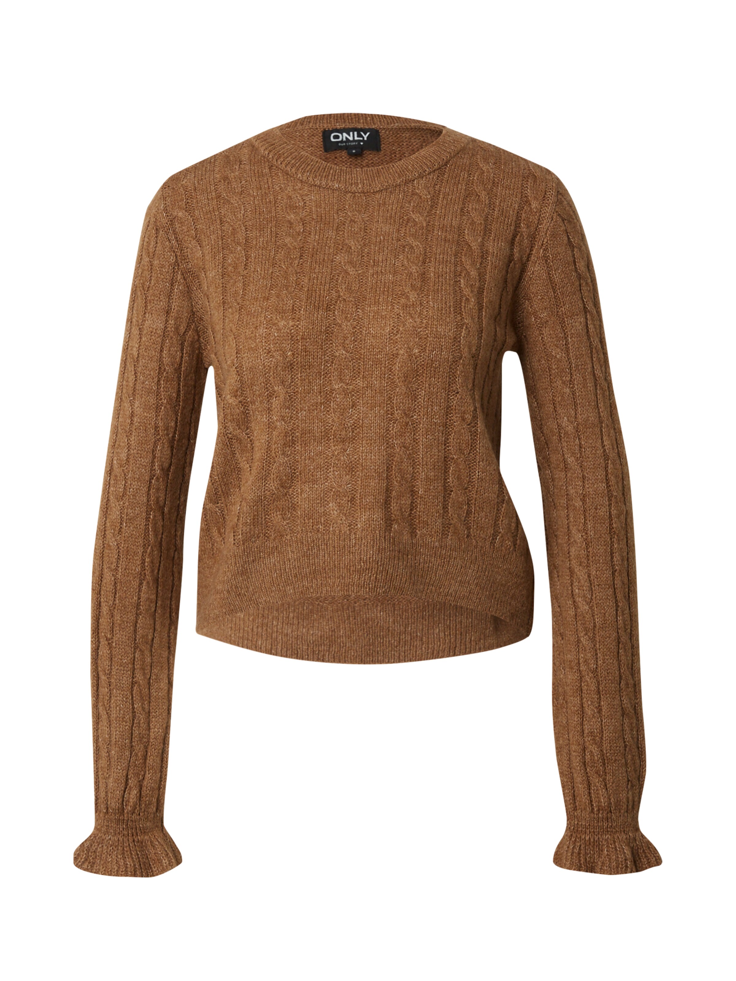 ONLY - Jersey 'ONLTia' en marrón: frente