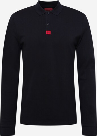 HUGO Shirt 'Deresolo' in Zwart: voorkant