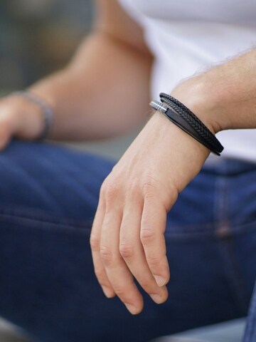 La Moda Me - Pulsera 'Black Knight' en negro