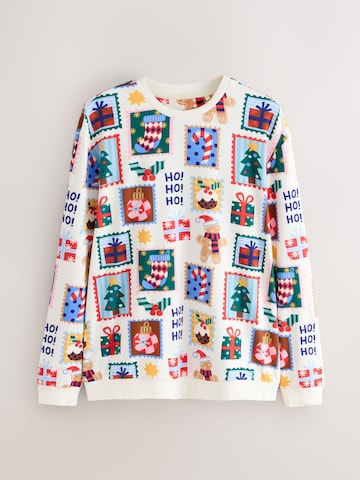 Pigiama lungo 'Family Christmas' di Next in beige