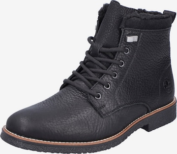 Bottines à lacets Rieker en noir : devant