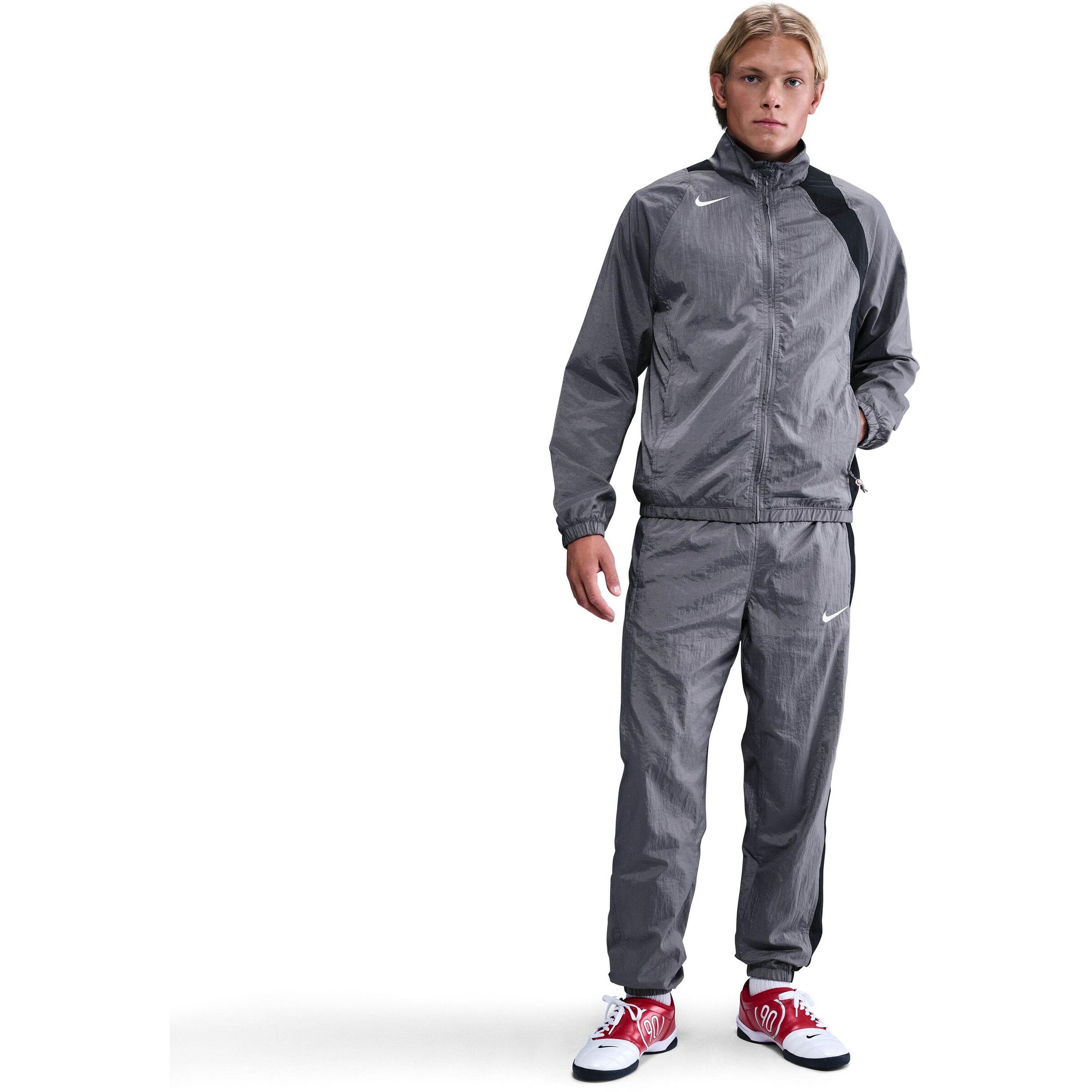 NIKE Training Jacket 'Total 90' in Grey