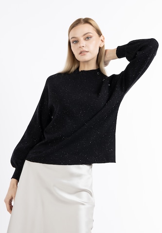 DreiMaster Klassik Sweater in Black: front