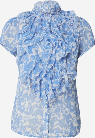 SAINT TROPEZ Blouse 'Lilja' in Blauw: voorkant