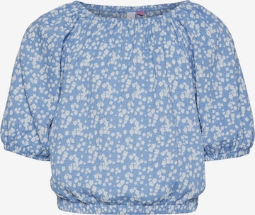 Vero Moda Girl Bluse 'HAYA' in Blau: Vorderseite
