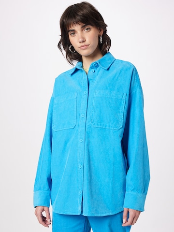 Monki Blouse in Blue: front