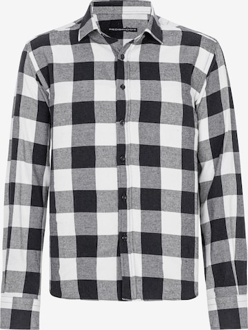 Redbridge Regular fit Button Up Shirt 'Lowestoft' in Black: front