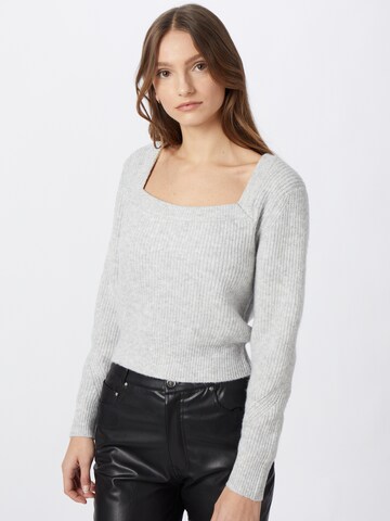 Gina Tricot Sweater 'Kim' in Grey: front
