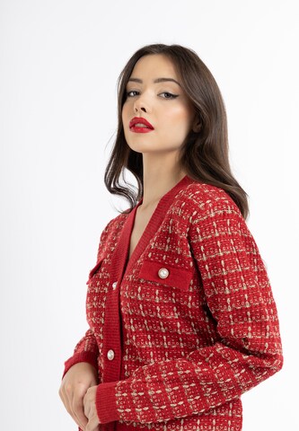 faina Strickjacke in Rot