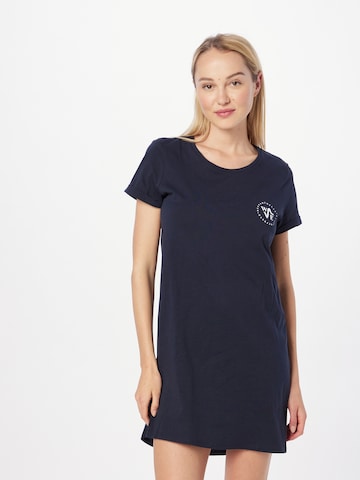 SCHIESSER - Camisola de pijama em azul: frente