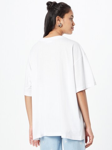 WEEKDAY Oversize t-shirt i vit