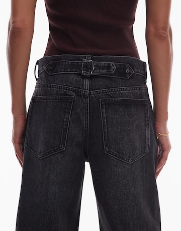 Wide leg Jeans 'Cinch' di TOPSHOP in nero