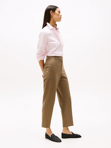 TOMMY HILFIGER Slimfit Broek in Beige