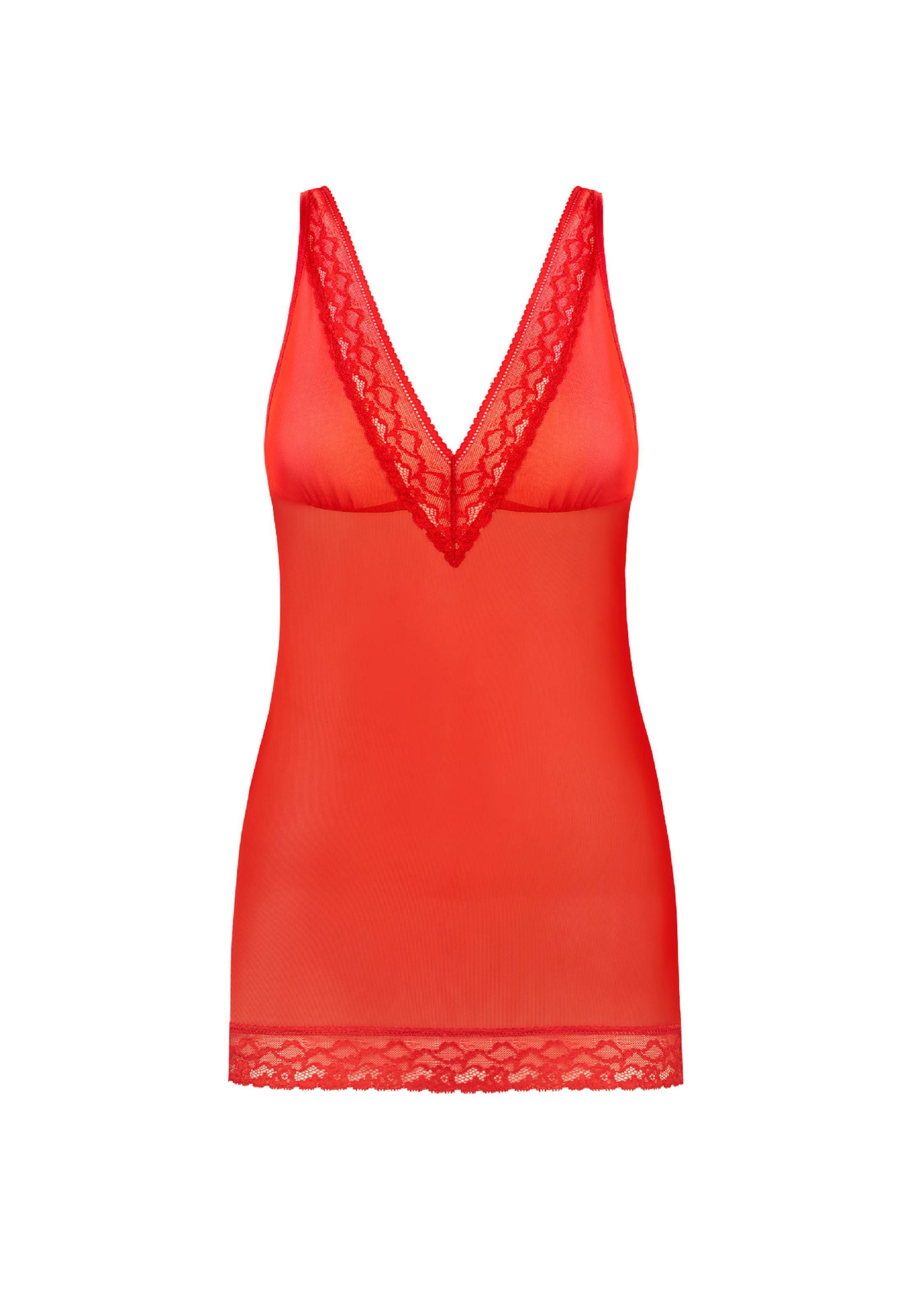 TEYLI Natskjorte 'Herty' i rød: forside