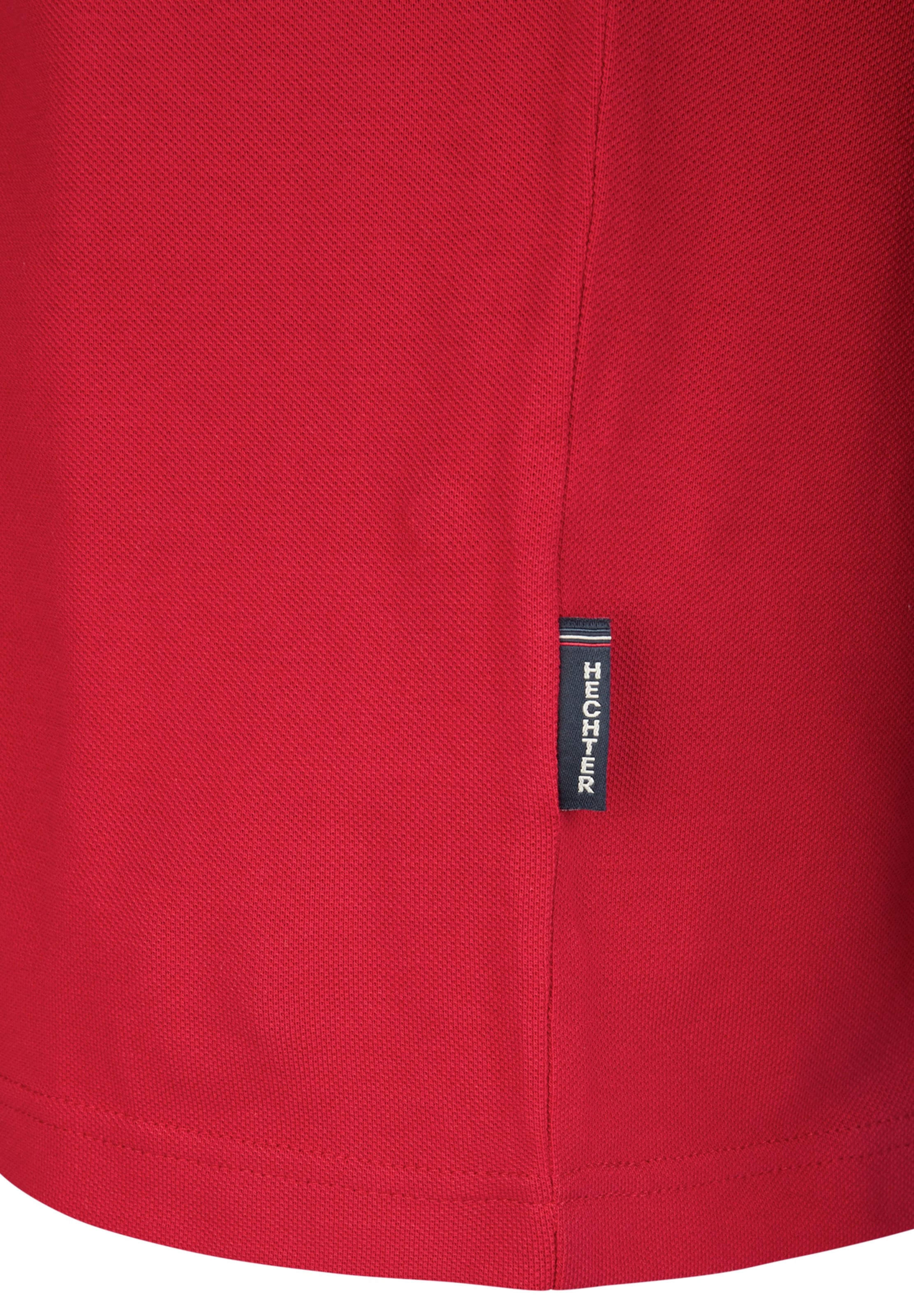 HECHTER PARIS Poloshirt 'POLO PIQUE' in Rot