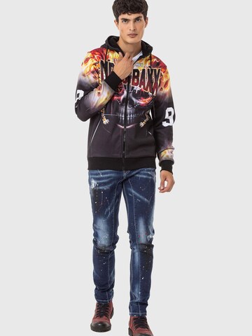 Coupe slim Jean CIPO & BAXX en bleu