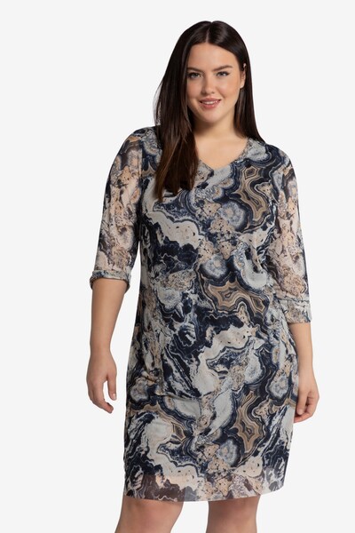 Ulla Popken Jurk in de kleur Bruin, Modelweergave