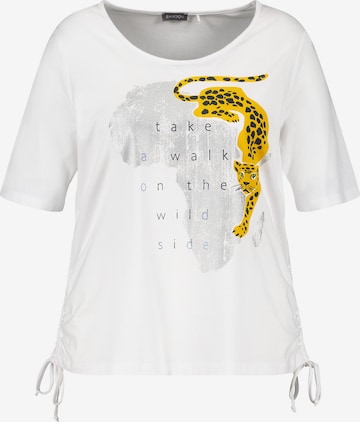 SAMOON Shirt in White: front