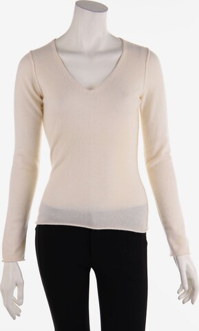 FTC Cashmere Sweater & Cardigan in S in White: front