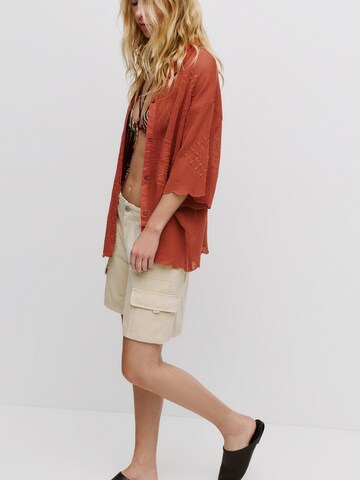 Camicia da donna di Pull&Bear in rosso