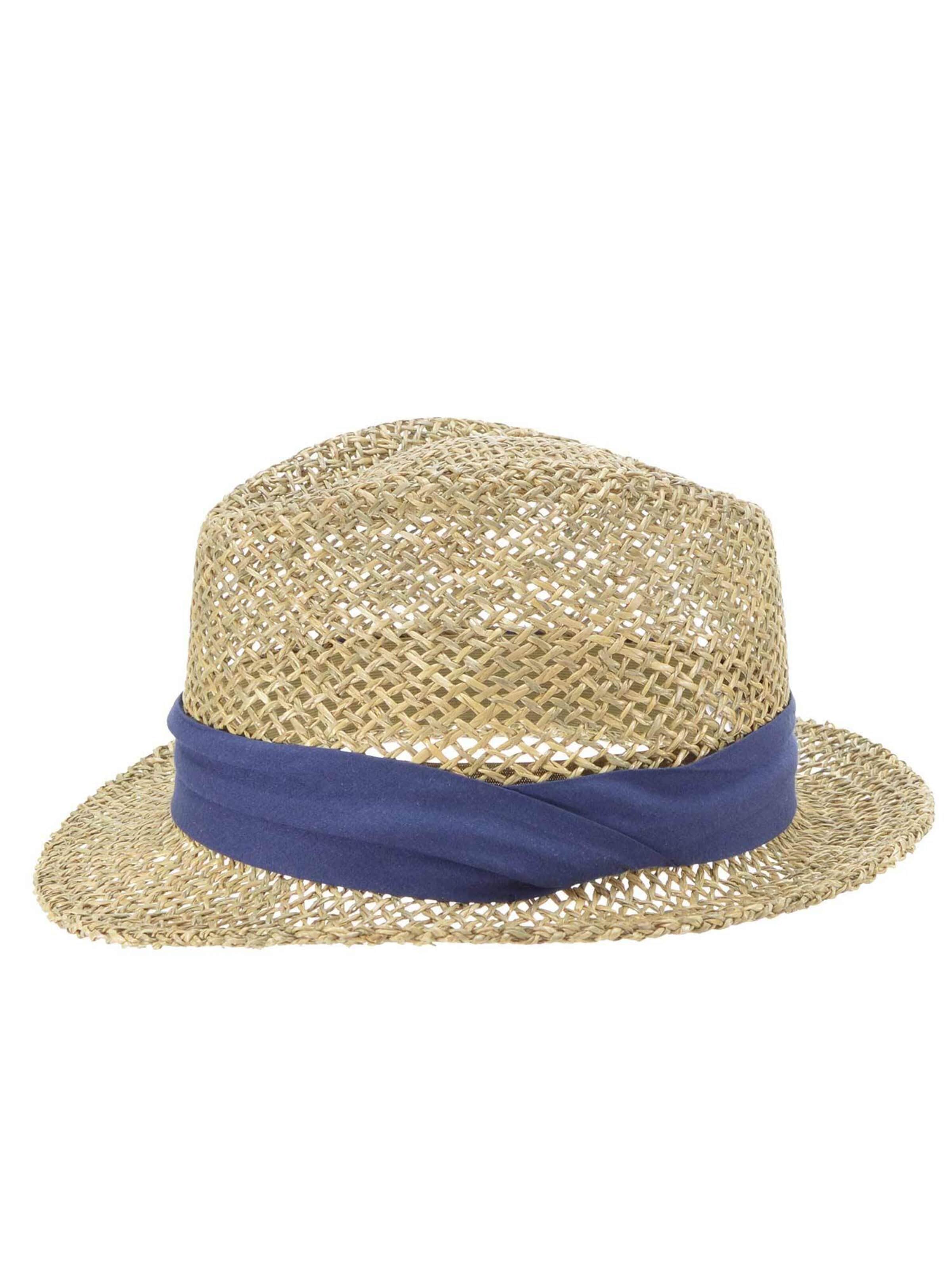 Seeberger Hat 'Hut' in Blue: front