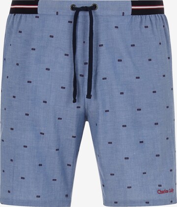 Loosefit Pantalon Charles Colby en bleu : devant