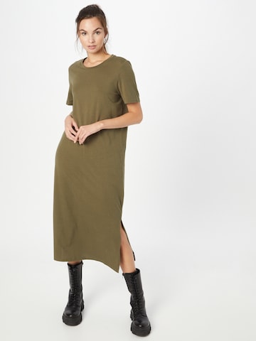 Robe 'Liv' MSCH COPENHAGEN en vert : devant