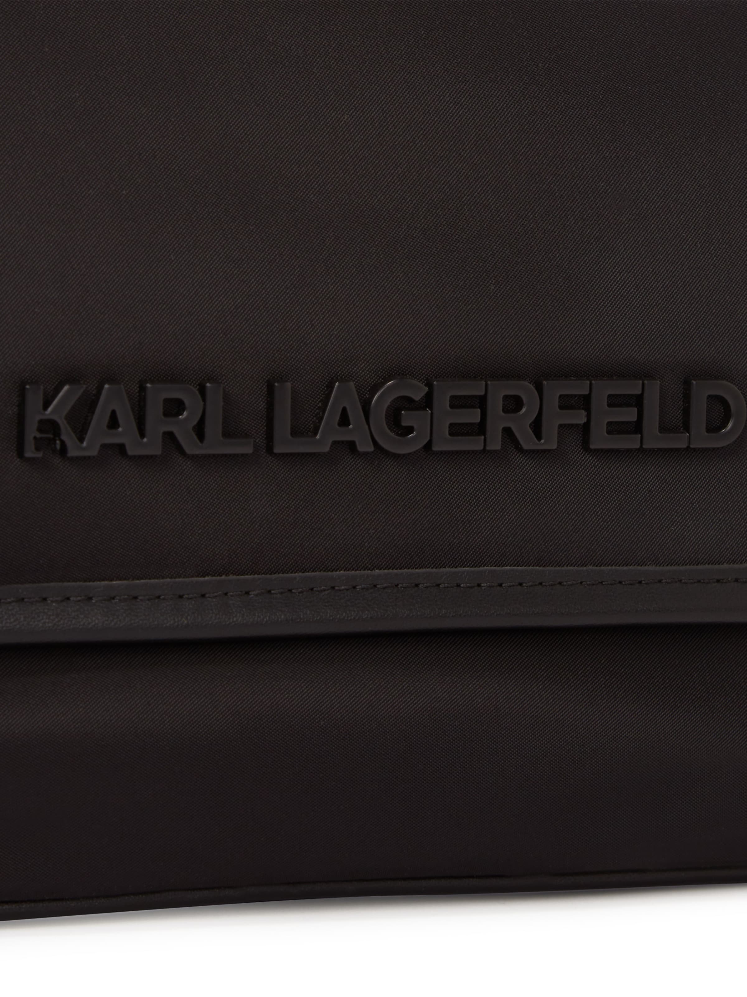 Geantă de umăr de la Karl Lagerfeld pe negru