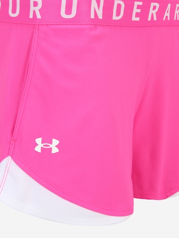 regular Pantaloni sportivi 'Play Up 3.0' di UNDER ARMOUR in rosa