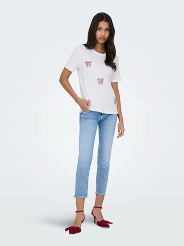 Maglietta 'ONLKITA' di ONLY in bianco