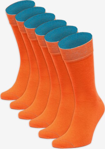 Von Jungfeld Socks in Orange