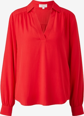 s.Oliver Blouse in Red: front