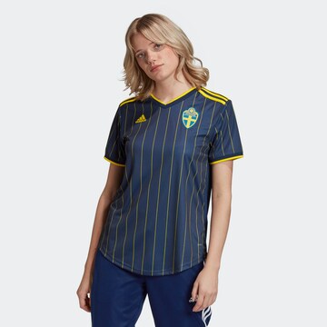 Tricot 'Schweden Home EM 2020' de la ADIDAS SPORTSWEAR pe albastru: față