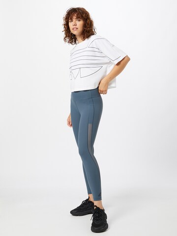 ADIDAS SPORTSWEAR Skinny Sportbroek in Blauw