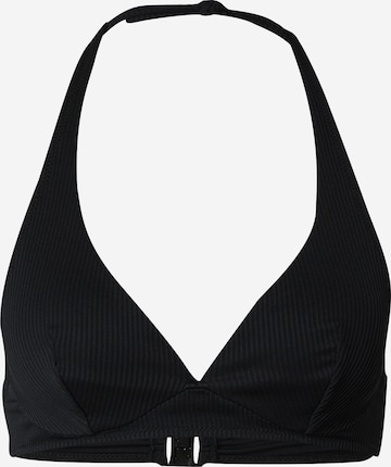 ETAM Trójkąt Góra bikini w kolorze czarny: przód