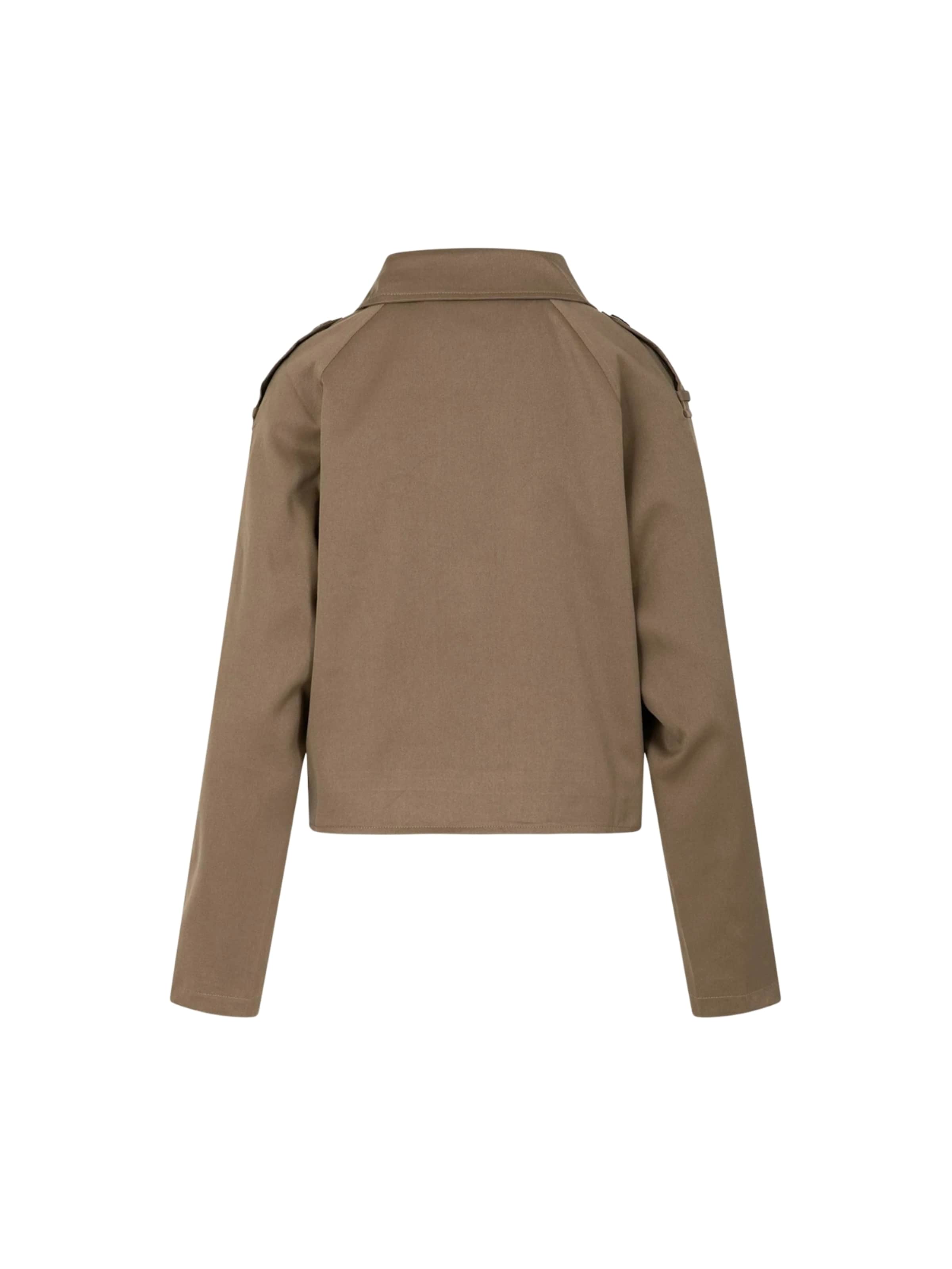 Coster Copenhagen Välikausitakki ' Short ' värissä vihreä