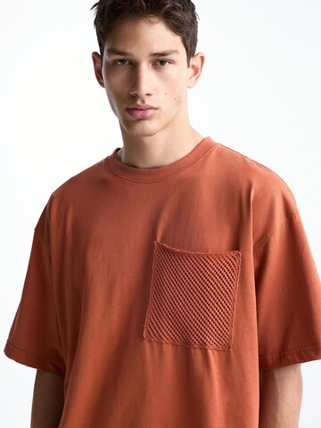Pull&Bear T-Shirt in Braun
