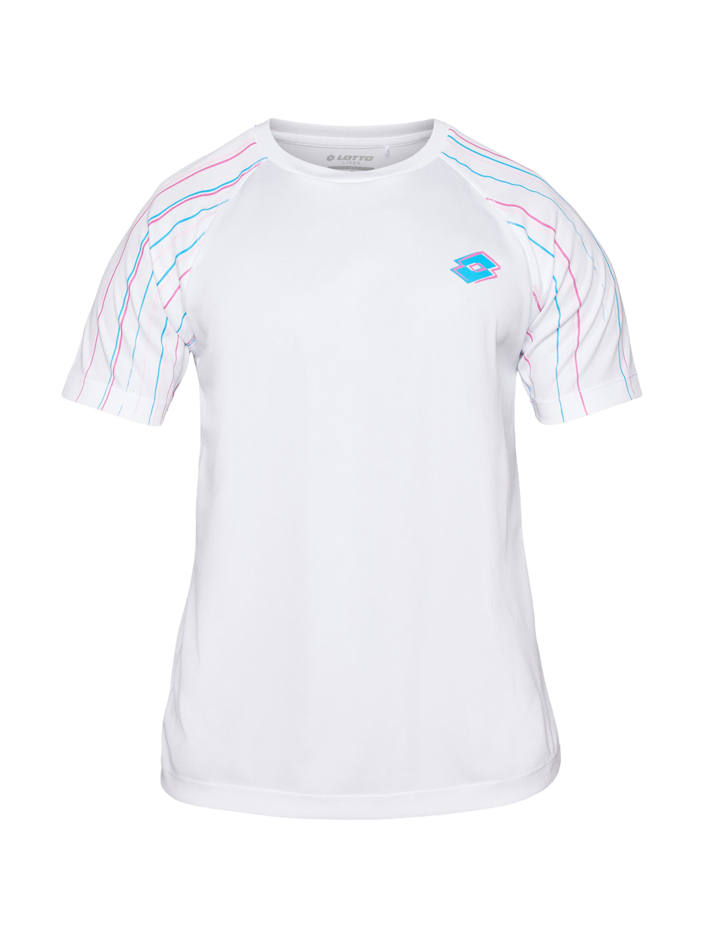 LOTTO Majica | bela barva: sprednja stran