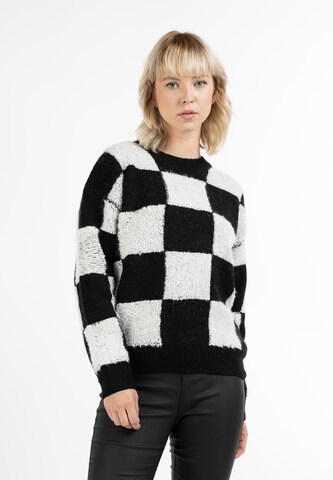 Pullover di myMo ROCKS in nero: frontale