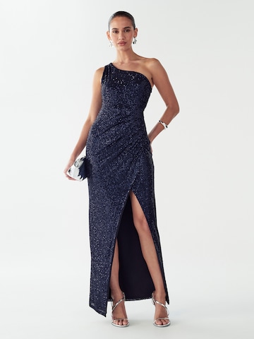 BWLDR Suknia wieczorowa 'Brodey' w kolorze niebieski: przód