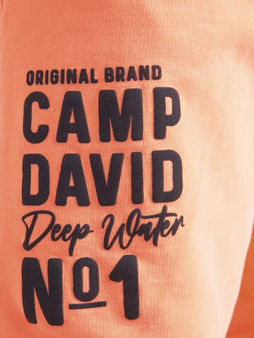 CAMP DAVID Loose fit Pants in Orange