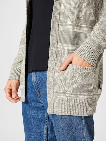 INDICODE JEANS Knit Cardigan 'Burger' in White